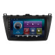 Штатная магнитола Lesko для Mazda 6 II (GH) Рестайлинг 2009-2013 экран 9" 4/32Gb 4G Wi-Fi GPS Top