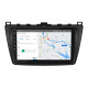 Штатная магнитола Lesko для Mazda 6 II (GH) Рестайлинг 2009-2013 экран 9" 4/32Gb 4G Wi-Fi GPS Top