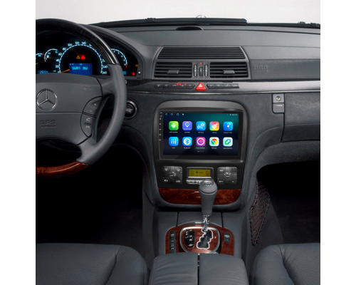 Штатная магнитола Lesko для Mercedes-Benz S-Класс IV (W220) 1998-2005 экран 9" 4/32Gb 4G Wi-Fi GPS Top