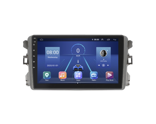 Штатная магнитола Lesko для BYD G3  2009-2014 экран 9" 6/128Gb 4G Wi-Fi GPS Top