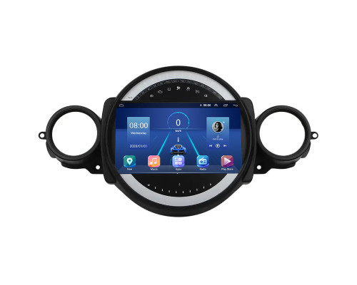 Штатная магнитола Lesko для MINI Hatch II (R56) Рестайлинг 2010-2013 экран 9" 4/32Gb 4G Wi-Fi GPS Top