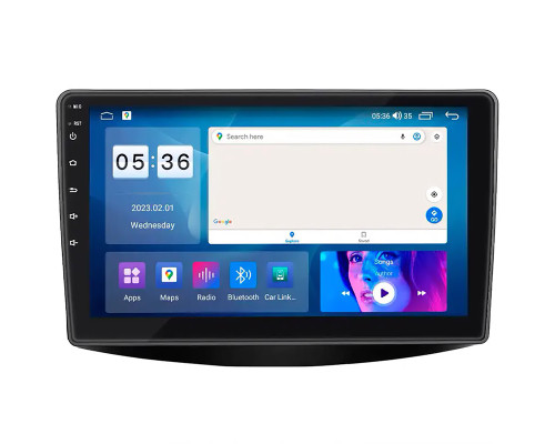 Штатная магнитола Lesko для Mitsubishi Grandis Auto A/C 2003-2011 экран 9" 4/64Gb CarPlay 4G Wi-Fi GPS Prime