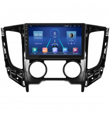 Штатная магнитола Lesko для Mitsubishi L200 V Manual AC 2015-2019 экран 9" 4/32Gb 4G Wi-Fi GPS Top