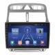 Штатная магнитола Lesko для Peugeot 307 I 2001-2005 экран 9" 4/32Gb 4G Wi-Fi GPS Top