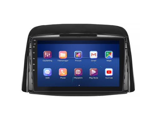 Штатная магнитола Lesko для Renault Koleos I Рестайлинг 2011-2013 экран 9" 4/32Gb 4G Wi-Fi GPS Top