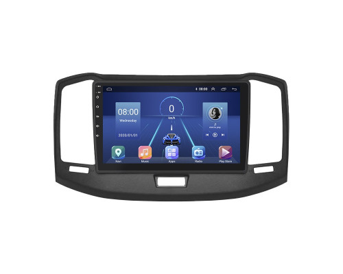 Штатная магнитола Lesko для Chery Bonus (A13)  2011-2014 экран 10" 6/128Gb 4G Wi-Fi GPS Top