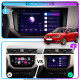 Штатная магнитола Lesko для SEAT Ibiza IV Рестайлинг 2 2015-2017 экран 9" 4/32Gb 4G Wi-Fi GPS Top
