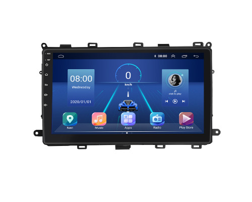 Штатная магнитола Lesko для Toyota Corolla XI (E160, E170) ver 2 2017-2019 экран 9" 4/32Gb 4G Wi-Fi GPS Top