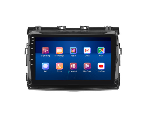 Штатная магнитола Lesko для Toyota Previa III (XR50) 2006-2019 экран 9" 4/32Gb 4G Wi-Fi GPS Top