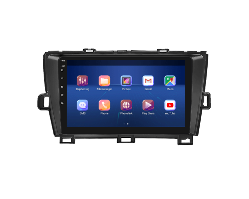 Штатная магнитола Lesko для Toyota Prius III Рестайлинг (XW30) 2011-2015 экран 9" 4/32Gb 4G Wi-Fi GPS Top