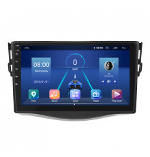 Штатная магнитола Lesko для Toyota RAV4 III (XA30) 2006-2012 экран 9" 4/32Gb 4G Wi-Fi GPS Top