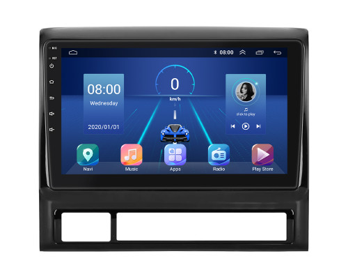 Штатная магнитола Lesko для Toyota Tacoma II Рестайлинг 2011-2015 экран 9" 4/32Gb 4G Wi-Fi GPS Top