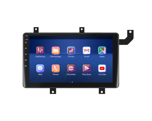 Штатная магнитола Lesko для Toyota Tacoma III 2015-н.в. экран 9" 4/32Gb 4G Wi-Fi GPS Top