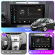 Штатная магнитола Lesko для Toyota Yaris II 2005-2009 экран 9" 4/32Gb 4G Wi-Fi GPS Top