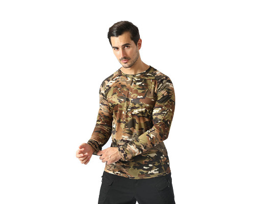 Тактический лонгслив с длинным рукавом A659 Camouflage CP XL