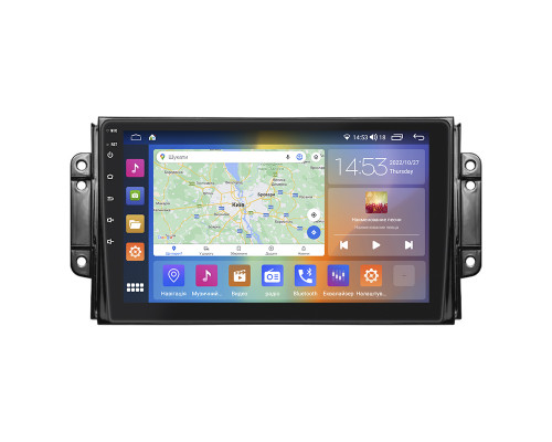 Штатная магнитола Lesko для Chery Tiggo 2 I 2016-2020 экран 9" 2/32Gb CarPlay 4G Wi-Fi GPS Prime