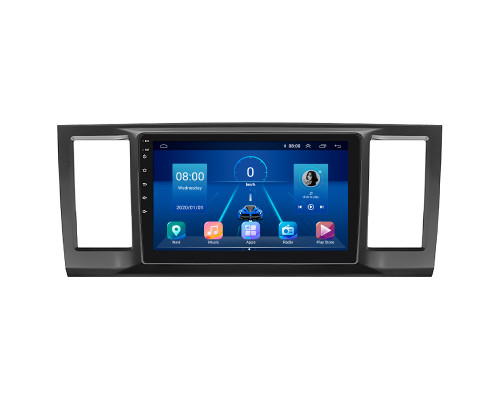Штатная магнитола Lesko для Volkswagen Caravelle T6 2015-2020 экран 9" 4/32Gb 4G Wi-Fi GPS Top