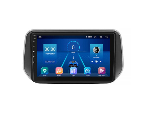 Штатная магнитола Lesko для Hyundai Santa Fe IV Рестайлинг 2020-н.в экран 10" 4/64Gb 4G Wi-Fi GPS Top