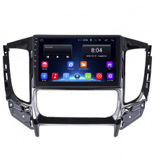 Штатная магнитола Lesko для Mitsubishi Pajero Sport III ver. 2 2015-2019 экран 9" 2/32Gb Wi-Fi GPS Base