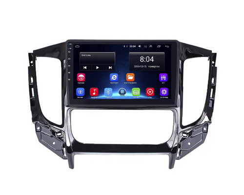 Штатная магнитола Lesko для Mitsubishi Pajero Sport III ver. 2 2015-2019 экран 9" 2/32Gb Wi-Fi GPS Base