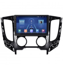 Штатная магнитола Lesko для Mitsubishi Pajero Sport III ver.1 2015-2019 экран 9" 4/32Gb 4G Wi-Fi GPS Top