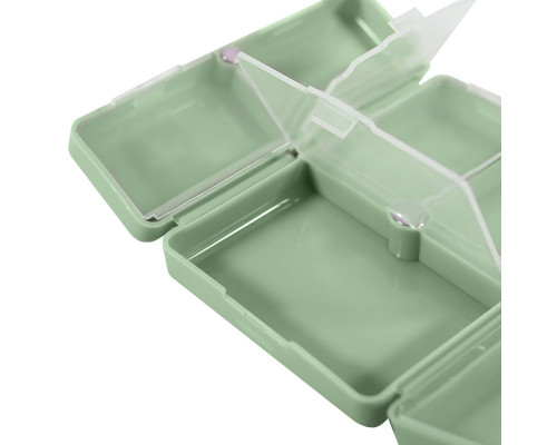 Таблетница органайзер для таблеток FY-8829 на 7 отделений Mint Green