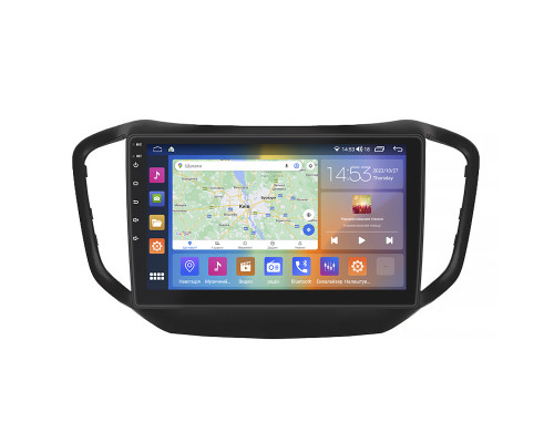 Штатная магнитола Lesko для Chery Tiggo 5 I Рестайлинг 2016-2020 экран 10" 4/64Gb CarPlay 4G Wi-Fi GPS Prime
