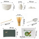 Набор Matcha 3125 для приготовления чая матча 7 предметов White