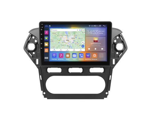 Штатная магнитола Lesko для Ford Mondeo IV Рестайлинг 2010-2014 экран 10" 2/32Gb CarPlay 4G Wi-Fi GPS Prime
