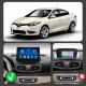 Штатная магнитола Lesko для Renault Fluence I Рестайлинг 2012-2017 экран 9" 4/64Gb 4G Wi-Fi GPS Top