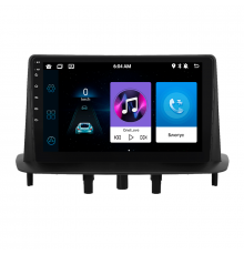 Штатная магнитола Lesko для Renault Megane III Рестайлинг 2 2014-2016 экран 9" 1/16Gb Wi-Fi GPS Base