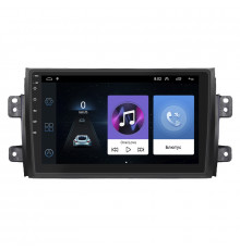 Штатная магнитола Lesko для Suzuki SX4 I (Classic) 2006-2009 экран 9" 1/16Gb Wi-Fi GPS Base