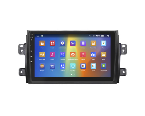 Штатная магнитола Lesko для Suzuki SX4 I (Classic) 2006-2009 экран 9" 2/32Gb CarPlay 4G Wi-Fi GPS Prime