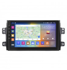 Штатная магнитола Lesko для Suzuki SX4 I (Classic) Рестайлинг 2009-2014 экран 9" 4/64Gb CarPlay 4G Wi-Fi GPS Prime