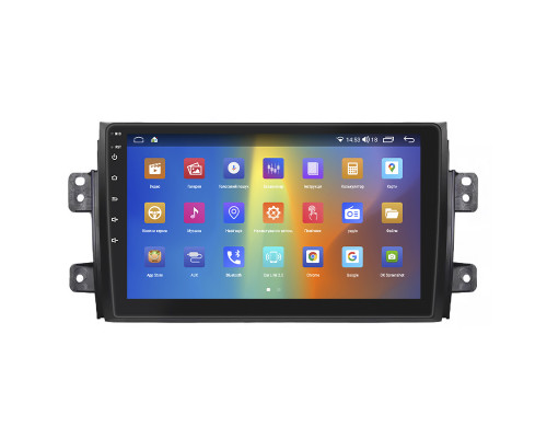 Штатная магнитола Lesko для Suzuki SX4 I (Classic) Рестайлинг 2009-2014 экран 9" 4/64Gb CarPlay 4G Wi-Fi GPS Prime