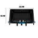 Переходная рамка Renault Megane III 2008-2016 Fluence 2009-2017 (RE 035) 6793 9" Black