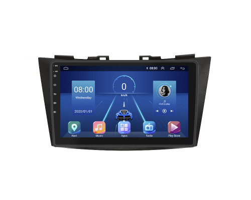 Штатная магнитола Lesko для Suzuki Swift IV Рестайлинг 2013-2017 экран 9" 2/32Gb 4G Wi-Fi GPS Top