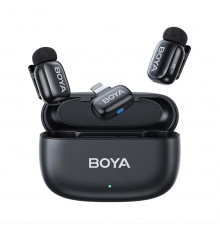 Мікрофон петличний бездротовий BOYA mini-15 (Lightning) black