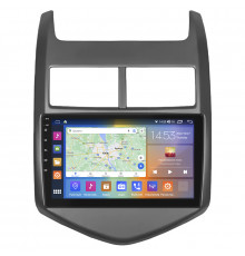 Штатная магнитола Lesko для Chevrolet Aveo II 2011-2020 экран 9" 4/64Gb CarPlay 4G Wi-Fi GPS Prime