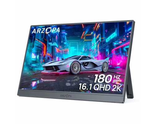 Портативний монітор Arzopa Z3FC gray + Case 16.1" 2560x1440 180 Гц