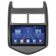 Штатная магнитола Lesko для Chevrolet Aveo II 2011-2020 экран 9" 4/64Gb 4G Wi-Fi GPS Top