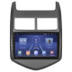 Штатная магнитола Lesko для Chevrolet Aveo II 2011-2020 экран 9" 6/128Gb 4G Wi-Fi GPS Top