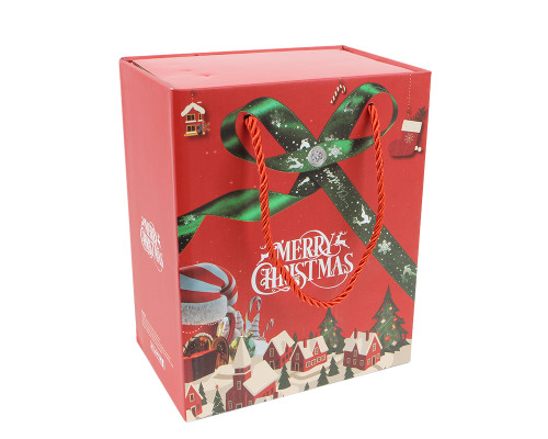 Рождественская чашка "Merry Christmass" Санта JJX001 кружка в форме Санты с ложечкой в подарочной упаковке Green