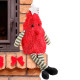 Рождественская игрушка Елочка A16  новогодний декор Red