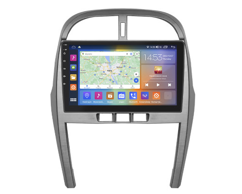 Штатная магнитола Lesko для Chery Tiggo 3 I 2014-2020 экран 10" 2/32Gb CarPlay 4G Wi-Fi GPS Prime