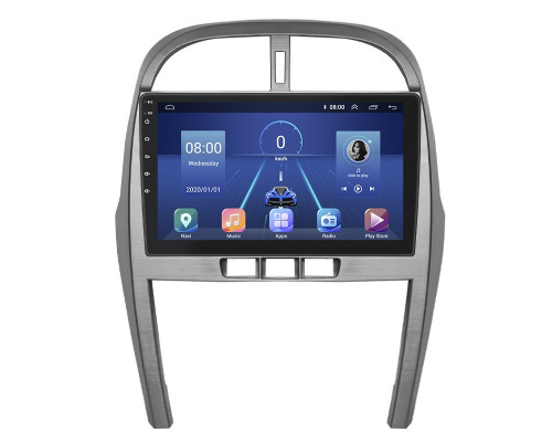 Штатная магнитола Lesko для Chery Tiggo 3 I 2014-2020 экран 10" 6/128Gb 4G Wi-Fi GPS Top