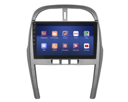 Штатная магнитола Lesko для Chery Tiggo 3 I 2014-2020 экран 10" 6/128Gb 4G Wi-Fi GPS Top