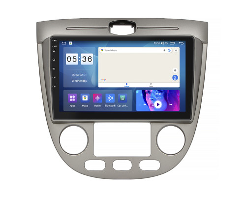 Штатная магнитола Lesko для Chevrolet Nubira Auto AC 2003-2010 экран 9" 4/64Gb CarPlay 4G Wi-Fi GPS Prime