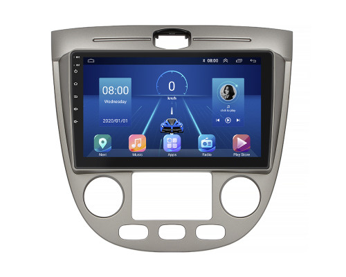 Штатная магнитола Lesko для Chevrolet Nubira Auto AC 2003-2010 экран 9" 4/64Gb 4G Wi-Fi GPS Top