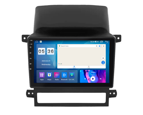 Штатная магнитола Lesko для Chevrolet Captiva I 2006-2011 экран 9" 4/64Gb CarPlay 4G Wi-Fi GPS Prime